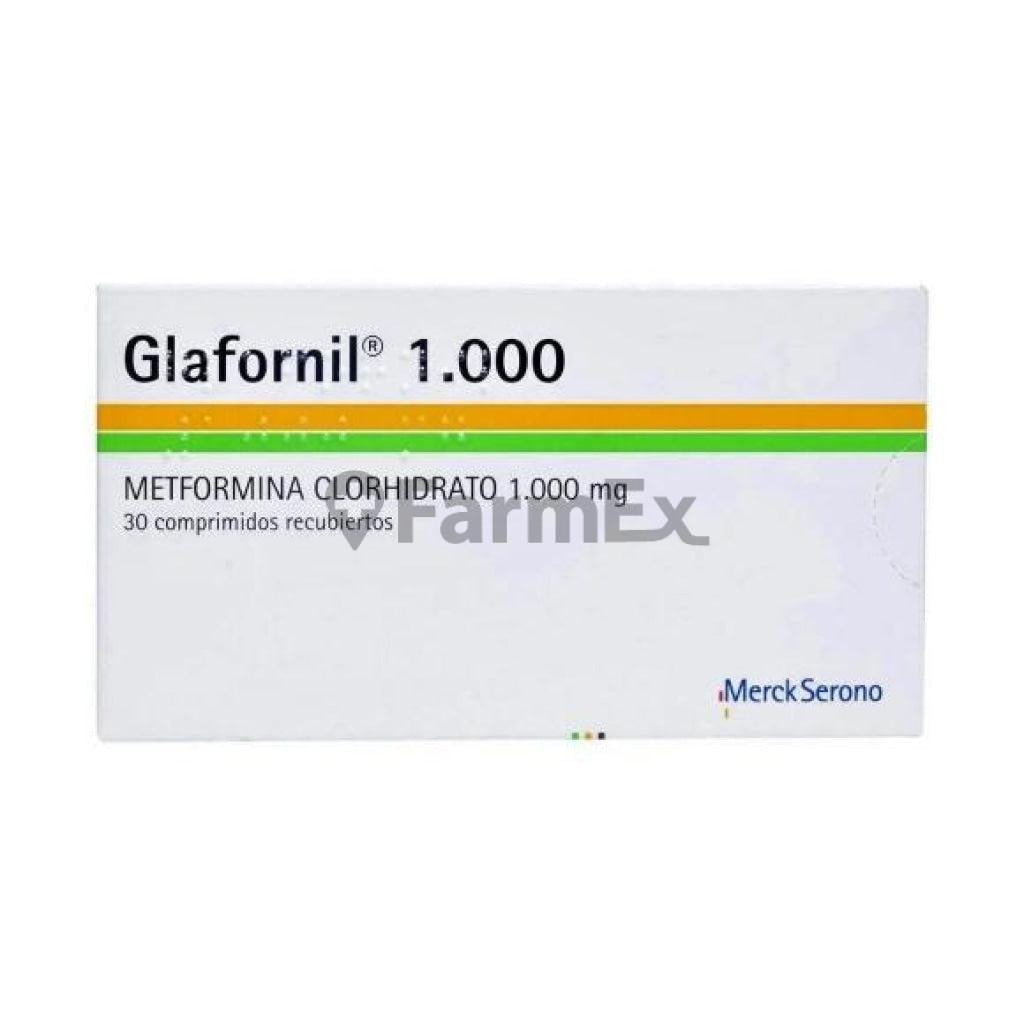 Glafornil Metformina 1000 mg x 30 comprimidos MERCK
